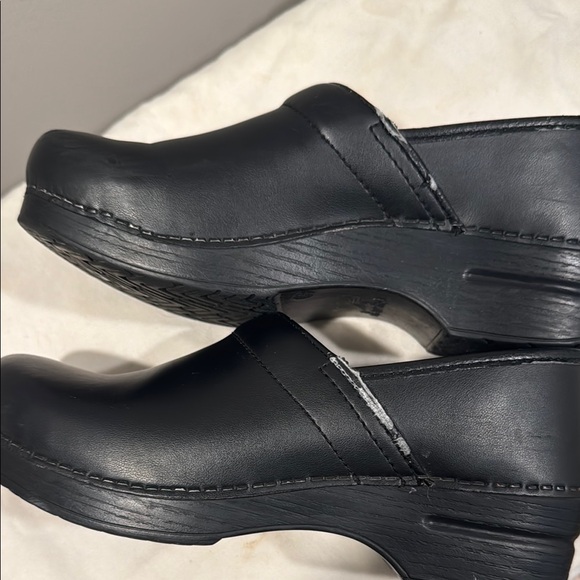 Dansko Black Clogs with Supportive Platform Sole - Picture 2 of 10